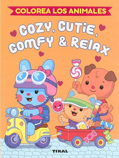 COZIE, CUTIE, COMFY & RELAX. COLOREA LOS ANIMALES | 9788499285528 | SUSAETA EDICIONES