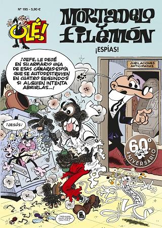 OLÉ MORTADELO 195 : ¡ESPÍAS! | 9788402421937 | IBÁÑEZ, FRANCISCO