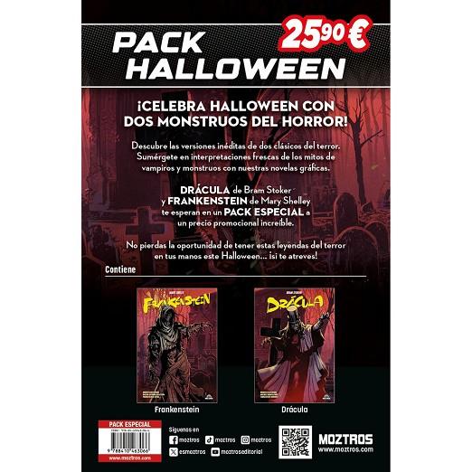 PACK HALLOWEEN DRACULA & FRANKENSTEIN | 9788410463066 | GUALTIERI, GIULIO / MONTELEONE, MICHELE / DE STENA, FRANCESCO