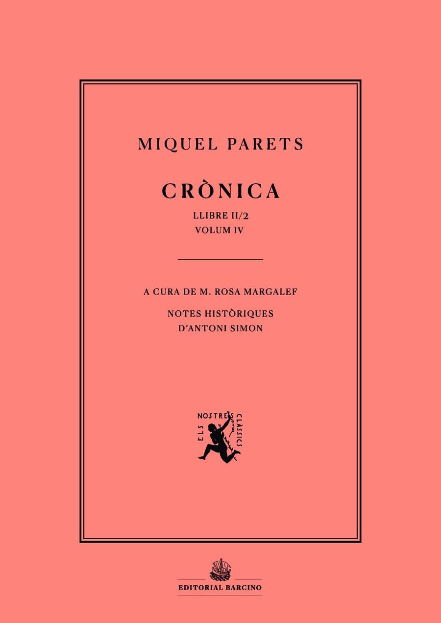 CRÒNICA DE MIQUEL PARETS | 9788416726554 | PARETS, MIQUEL