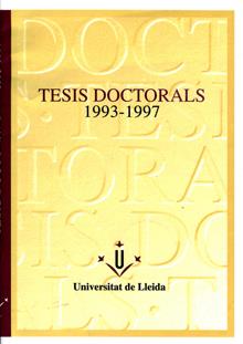 TESIS DOCTORALS 1993-1997 | 9788489727786 | VARIOS AUTORES