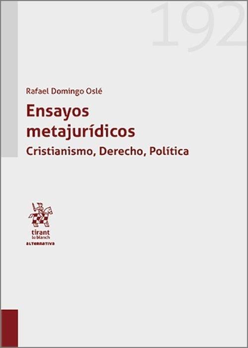 ENSAYOS METAJURIDICOS | 9791370406240 | DOMINGO OSLE, RAFAEL