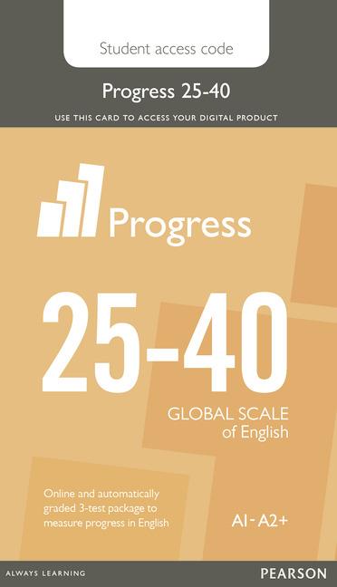 PROGRESS 25-40 STUDENT ACCESS CARD | 9781447974130