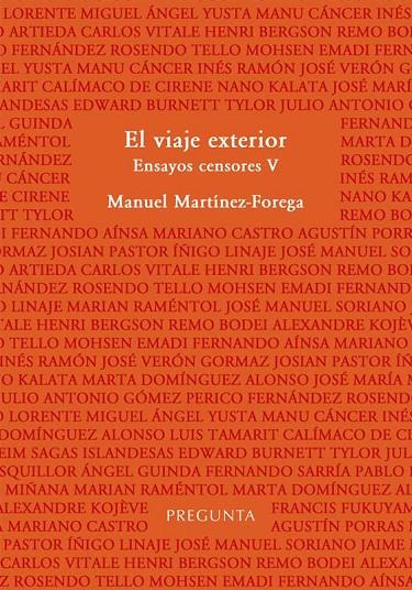 VIAJE EXTERIOR, EL | 9788417532642 | MARTÍNEZ-FOREGA, MANUEL