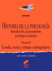 HISTORIA DE LA PSICOLOGÍA | 9788477384823 | GONDRA REZOLA, JOSÉ MARÍA