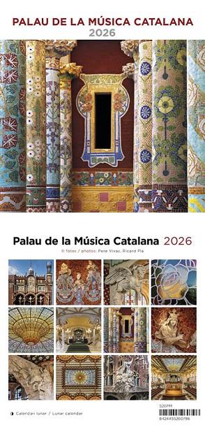 CALENDARI 2026 SOBRETAULA (14X15 CM) PALAU DE LA MÚSICA | 8424455260796