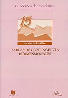 TABLAS DE CONTINGENCIA BIDIMENSIONALES | 9788471337085 | AGUILERA DEL PINO, ANA MARÍA