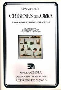 ORÍGENES DE LA ÓPERA | 9788438100455 | ZAYAS, RODRIGO DE