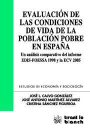 EVALUACIÓN DE LAS CONDICIONES DE VIDA DE LA POBLACIÓN POBRE EN ESPAÑA | 9788498768114 | JOSÉ LUIS CALVO GONZÁLEZ/JOSÉ ANTONIO MARTÍNEZ ÁLVAREZ/Mª CRISTINA SÁNCHEZ FIGUEROA