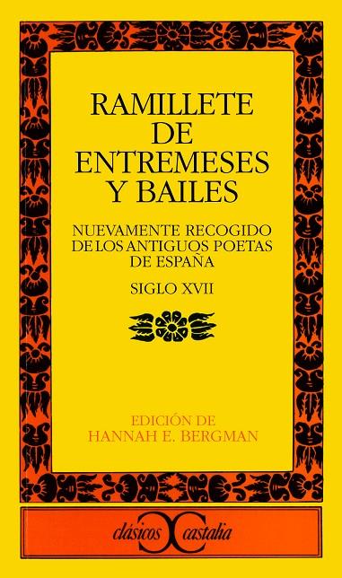 RAMILLETE DE ENTREMESES Y BAILES | 9788470390982 | SALAS BARBADILLO, ALONSO GERONIMO DE / HURTADO DE MENDOZA, ANTONIO