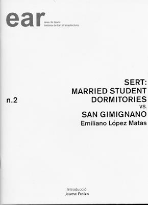 SERT : MARRIED STUDENTS DORMITORIES VS. SAN GIMIGNANO | 9788484241270 | LÓPEZ MATAS, EMILIANO