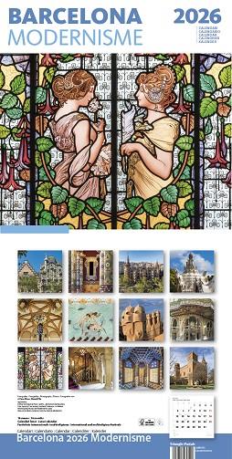 CALENDARI 2026 PARET (30X30 CM) MODERNISME | 8424455260192