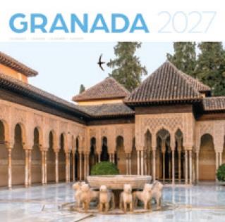 CALENDARI 2027 PARET (30X30 CM) GRANADA Y LA ALHAMBRA | 8424455270191