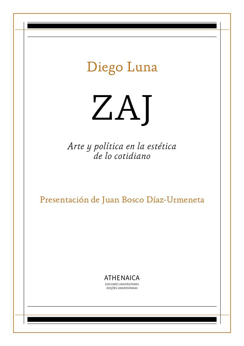 ZAJ | 9788416230365 | LUNA DELGADO, DIEGO