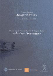 PRIMER SIMPOSI JOAQUIM RUYRA | 9788493299866