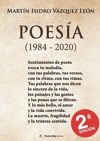 POESÍA (1984-2022) 2ª EDICIÓN | 9788419465511 | VÁZQUEZ LEÓN, MARTÍN ISIDRO