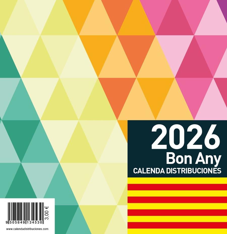 CALENDARIO PIRAMIDE 2026 CATALUÑA DE MESA CON ESPIRAL | 9505849134530
