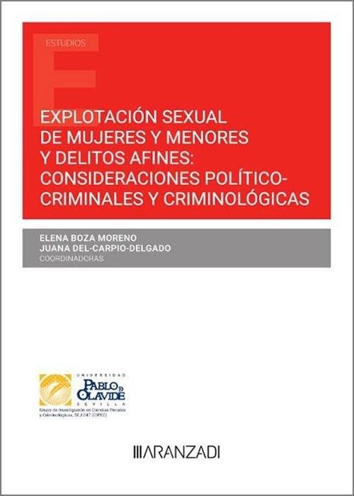 EXPLOTACION SEXUAL DE MUJERES Y MENORES Y DELITOS AFINES | 9788411624350 | BOZA MORENO, ELENA / DEL CARPIO DELGADO, JUANA
