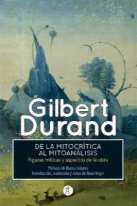 DE LA MITOCRITICA AL MITOANALISIS | 9788415260707 | DURAN, GILBERT