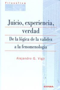JUICIO, EXPERIENCIA, VERDAD | 9788431329174 | VIGO, ALEJANDRO G.