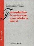 FORMULARIOS DE CONTRATACION Y PROCEDIMIENTO LABORAL | 9788484443605 | CAÑIZARES PLANELLES, FRANCISCO / GONZALEZ GUTIERREZ, FRANCISCO