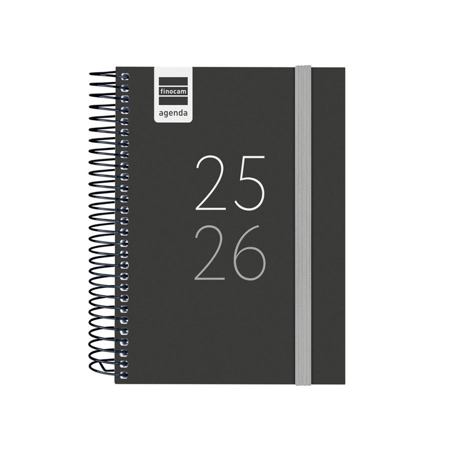 AGENDA ESPIRAL CURS SEC.1/8 1DP 25-26 NEGRE | 8422952400356
