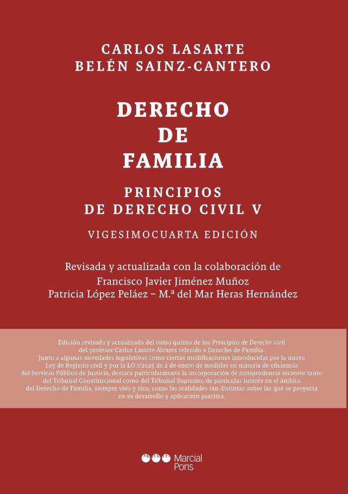 PRINCIPIOS DE DERECHO CIVIL V. DERECHO DE FAMILIA 2026 | 9791388286018 | LASARTE ALVAREZ, CARLOS