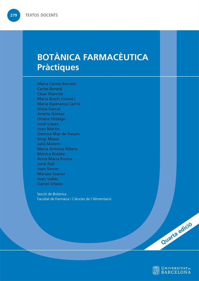 BOTÀNICA FARMACÈUTICA | 9788410500136 | VARIOS AUTORES