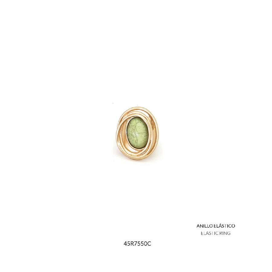 ANELL GOTIC-GRACE DAURAT VERD | 45r7550c