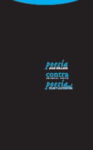 POESIA CONTRA POESIA | 9788481647921 | BOLLACK, JEAN