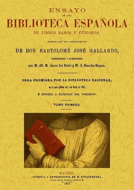 ENSAYO DE UNA BIBLIOTECA ESPAÑOLA DE LIBROS RAROS Y CURIOSOS (4 TOMOS) | 9788490012086 | GALLARDO, BARTOLOME JOSE