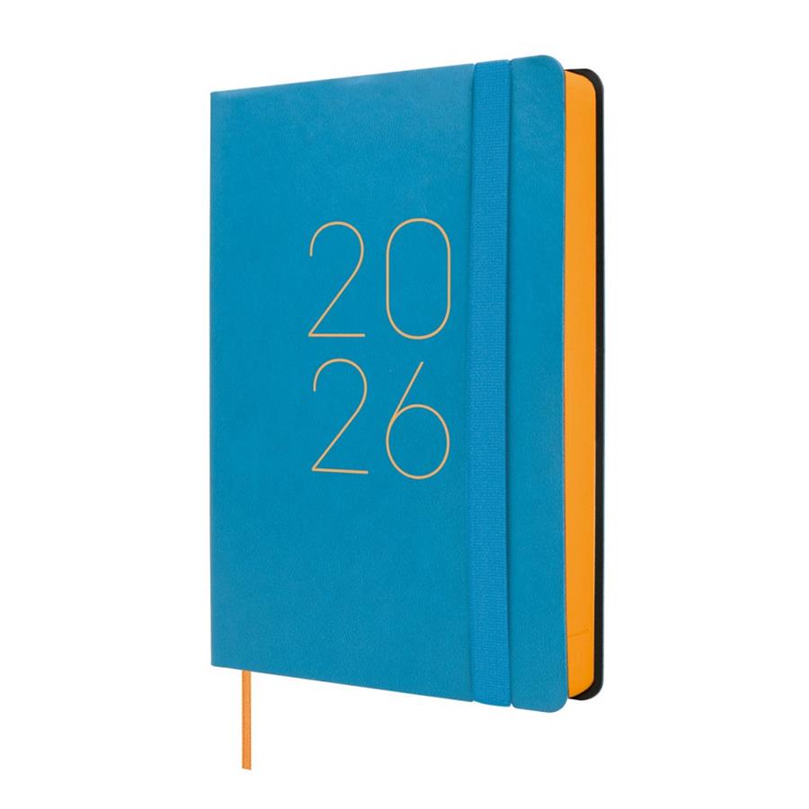 AGENDA ENQUADERNADA ANUAL LISA F4 1DP 2026 BLAU | 8422952405931