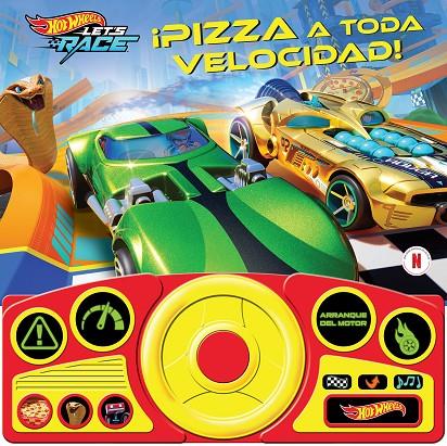 HOT WHEELS LET'S RACE PIZZA A TODA VELOCIDAD LIBRO SONORO | 9798384603375 | HOT WHEELS
