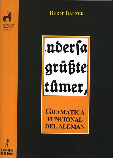 GRAMÁTICA FUNCIONAL DEL ALEMÁN | 9788479600952 | BALZER, BERIT