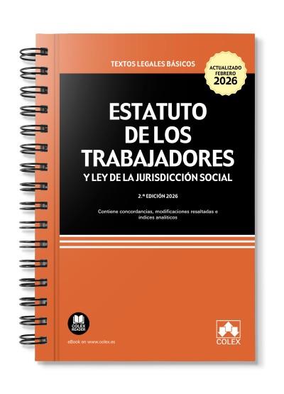 ESTATUTO DE LOS TRABAJADORES Y LEY DE LA JURISDICCIÓN SOCIAL | 9791370116057 | EDITORIAL COLEX, S.L.
