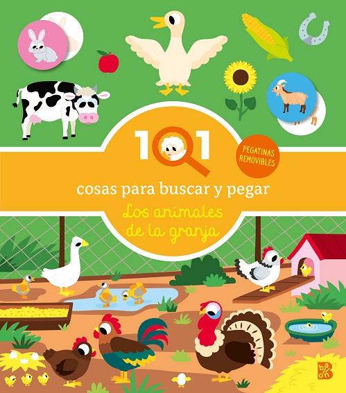 101 COSAS PARA BUSCAR Y PEGAR - LOS ANIMALES DE LA GRANJA | 9789403244723