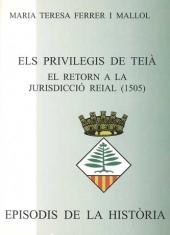 PREVILEGIS DE TEIA, ELS | 9788423206940 | FERRER, M. TERESA