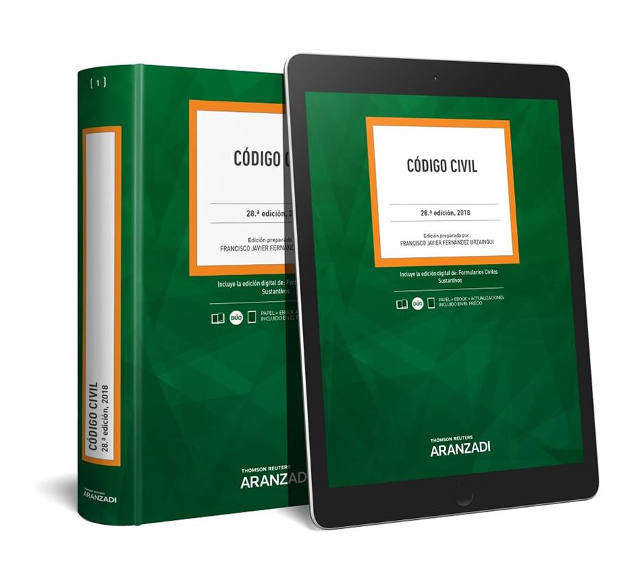 CÓDIGO CIVIL [ED. 2018] | 9788491974987 | FERNÁNDEZ URZAINQUI, FRANCISCO JAVIER
