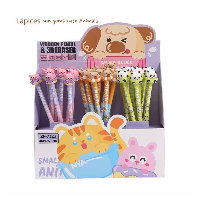 LLAPIS A GOMA 3D ANIMALS ROYMART | 8431234196368