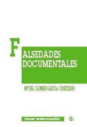 FALSEDADES DOCUMENTALES | 9788480021418 | GARCÍA CANTIZANO, Mª DEL CARMEN