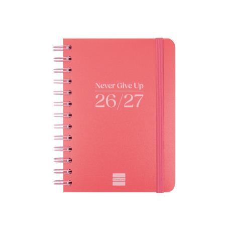 AGENDA ESPIRAL DOBLE CURS COSMO 1/8 SVH 26-27 VERMELL | 8422952416418