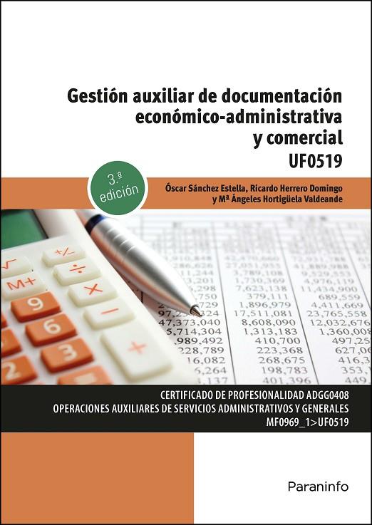 GESTION AUXILIAR DE DOCUMENTACION ECONOMICO-ADMINISTRATIVA Y COMERCIAL | 9788428362405 | HERRERO DOMINGO, RICARDO / HORTIGÜELA
