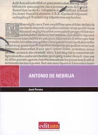 ANTONIO DE NEBRIJA | 9788483719374 | PERONA SÁNCHEZ, JOSÉ