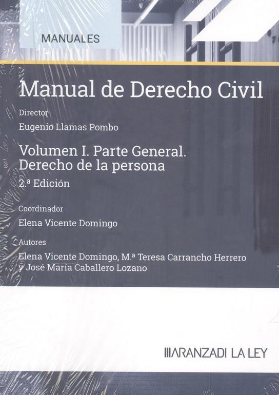 MANUAL DE DERECHO CIVIL I | 9788419905574 | CARRANCHO HERRERO, M.ª TERESA