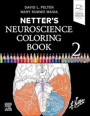 NETTER'S NEUROSCIENCE COLORING BOOK | 9780443117312 | FELTEN / MAIDA