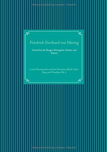 GESCHICHTE DER BURGEN, RITTERGUTER, ABTEIEN UND KL | 9783752841107 | MERING, FRIEDRICH EVERHARD VON