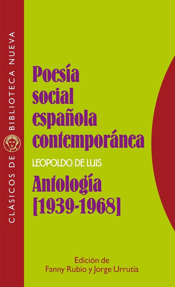 POESIA SOCIAL ESPAÑOLA CONTEMPORANEA | 9788470308031 | LUIS, LEOPOLDO DE