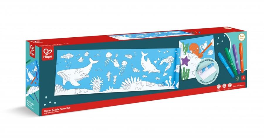 ROLLO DE PAPEL PARA GARABATOS OCEANICOS HAPE | 6943478053632