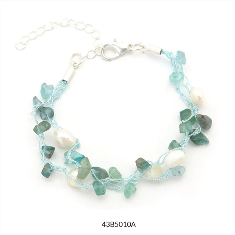 PULSERA MARGERIE BLAU-PERLES | 43B5010A