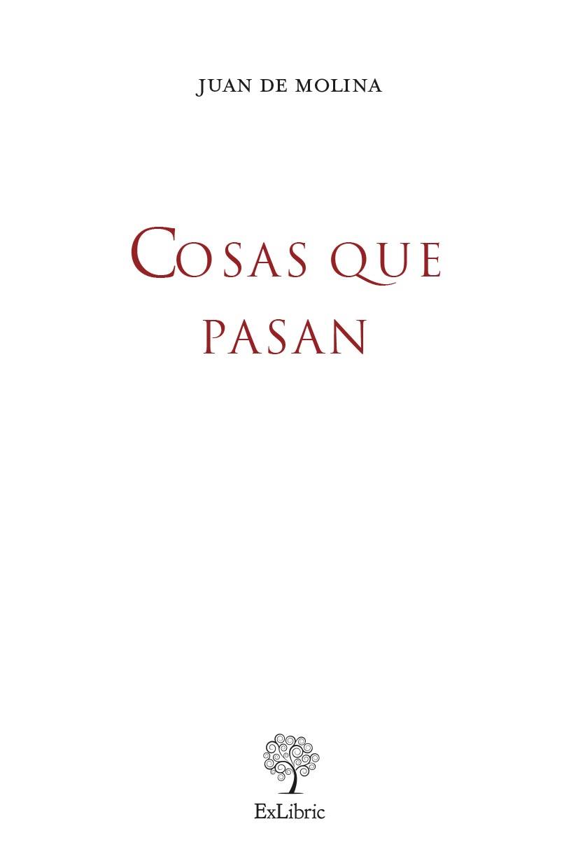 COSAS QUE PASAN | 9791387707194 | DE MOLINA, JUAN